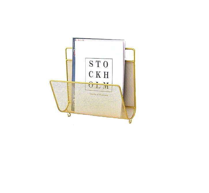 Wandrek voor tijdschriften met ophangbevestiging